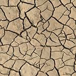 dry desert floor