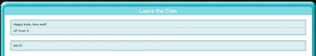 Leave Clan